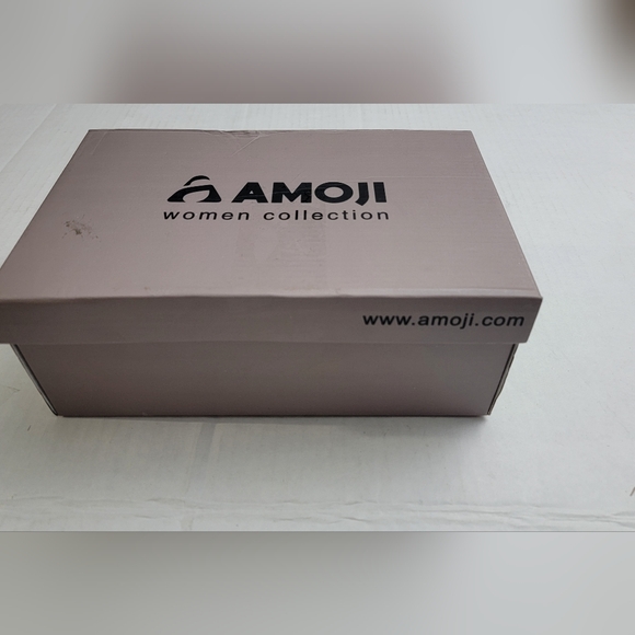 Amoji Women's Fushia Block Heeled 3.7" Sandal Bowknot, Sz 40 / 8.5US - Picture 5 of 5